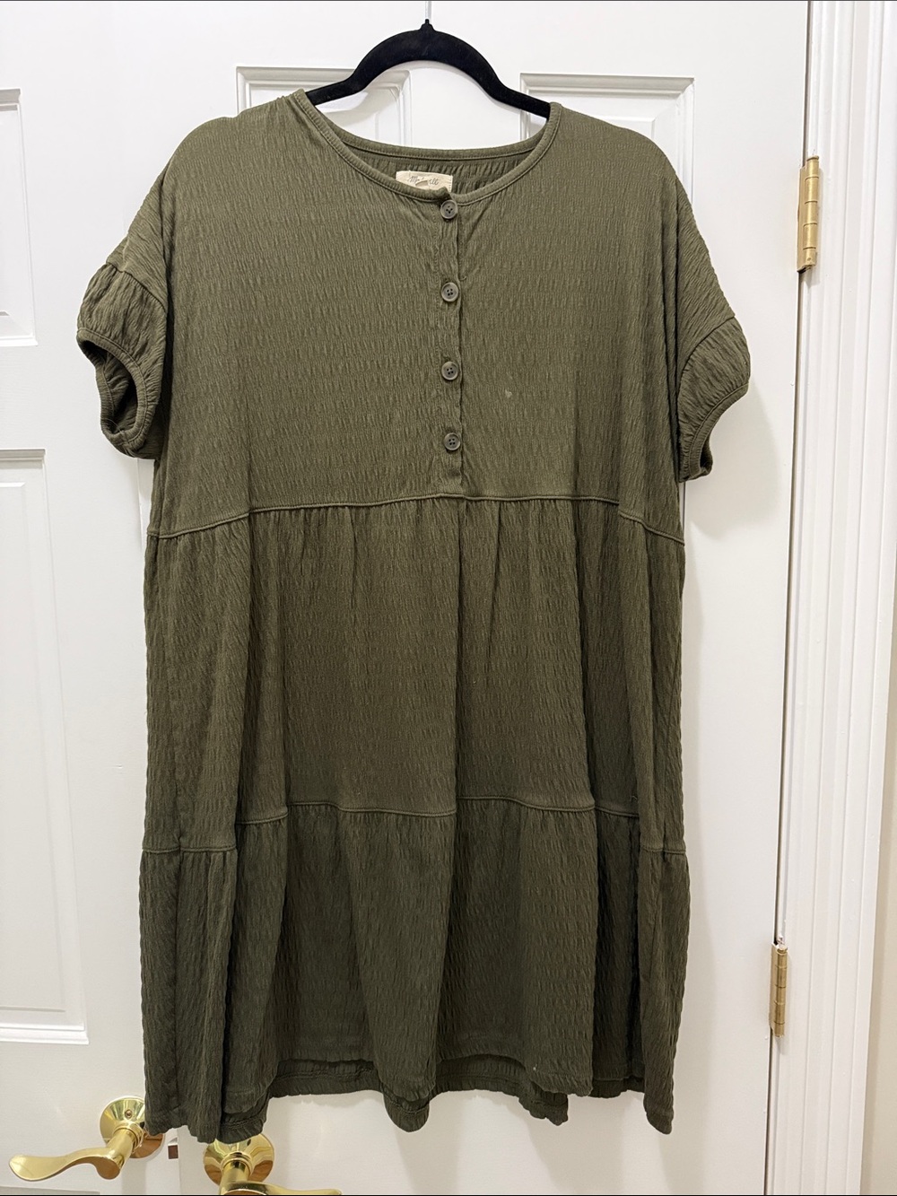 Madewell Size Small Forrest Green Mini Dress Size Small